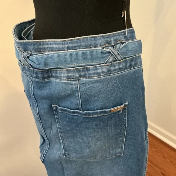 SKINN Men's Bootcut Jeans in Classic Blue Skinny Flare EXTRA HIGH WAIST